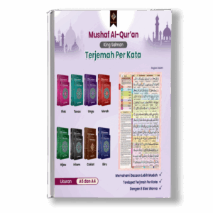 Al-Qur’an Terjemah Per kata Ukuran A4 harga Rp 200.000 dan A5 harga 170.000